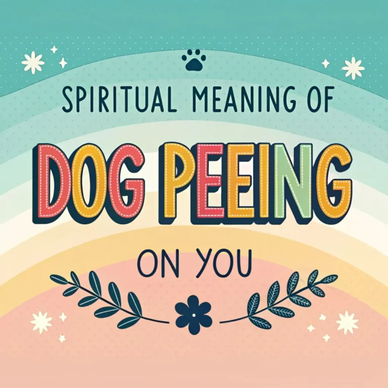 Spiritual Meaning of Dog Peeing on You: 13 Hidden Insights