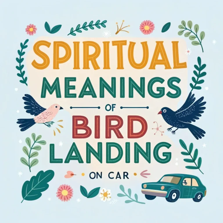 16 Spiritual Meanings of Bird Landing on Car: Divine Messages