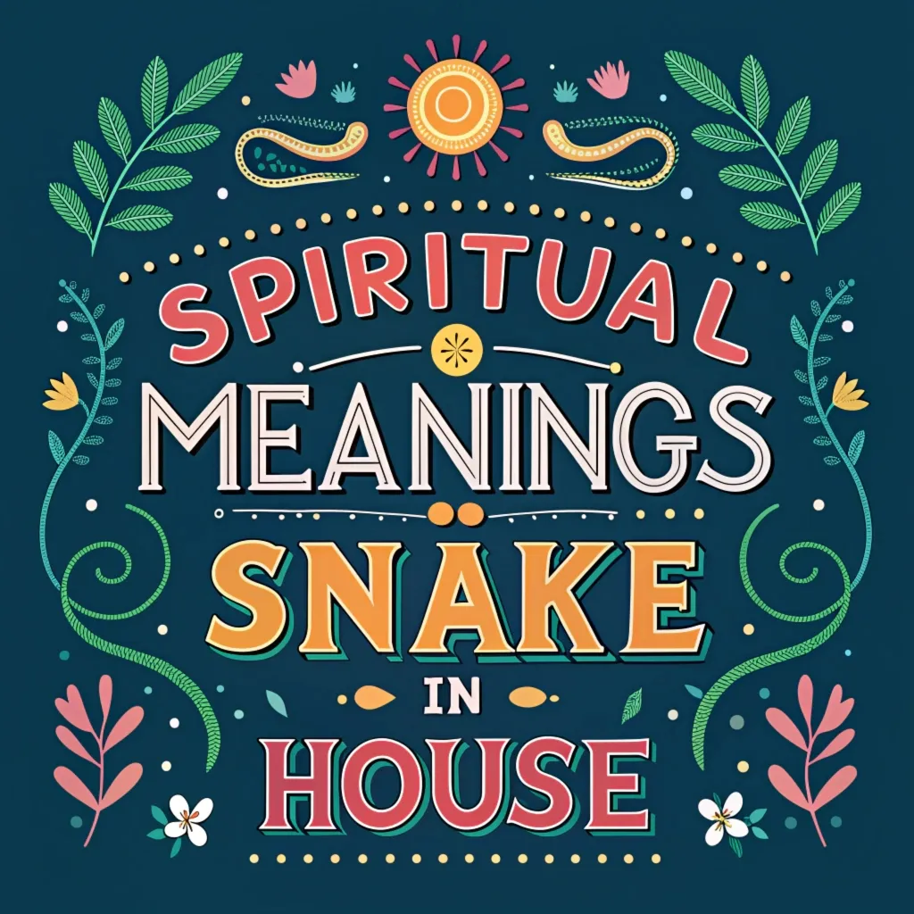 11 Spiritual Meanings of Finding a Snake in Your House