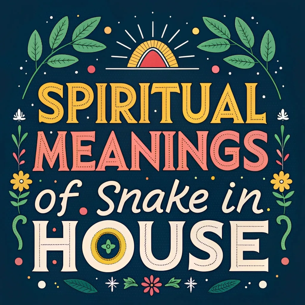 11 Spiritual Meanings of Finding a Snake in Your House