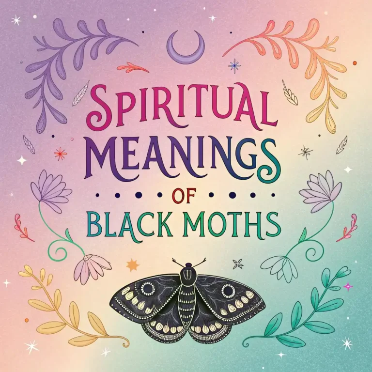 Spiritual Meanings of Black Moths: 11 Sacred Messages