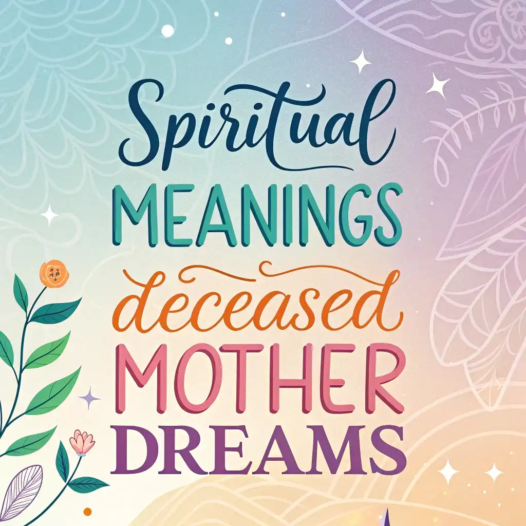 Spiritual Meanings of Deceased Mother Dreams: 13 Divine Signs 2 Spiritual Meanings of Deceased Mother Dreams: 13 Divine Signs