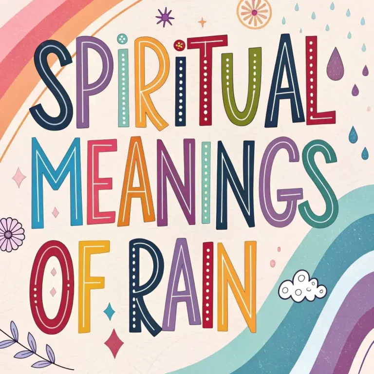 Spiritual Meanings of Rain: 13 Divine Signs