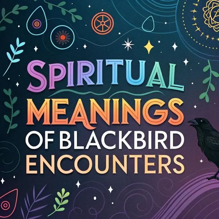 Spiritual Meanings of Blackbird Encounters: 11 Sacred Messages